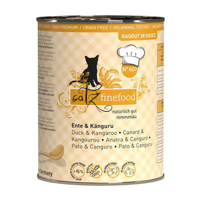 catz finefood Ragout No. 607 Ente & Känguru 380g