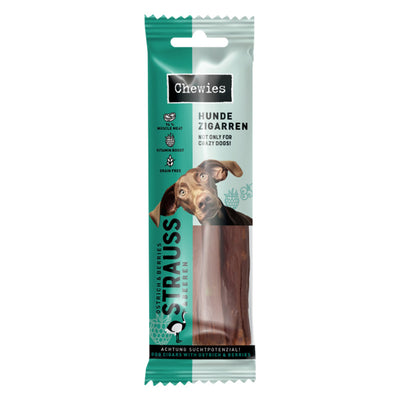 Chewies Hundezigarren Strauß + Beeren 75 g