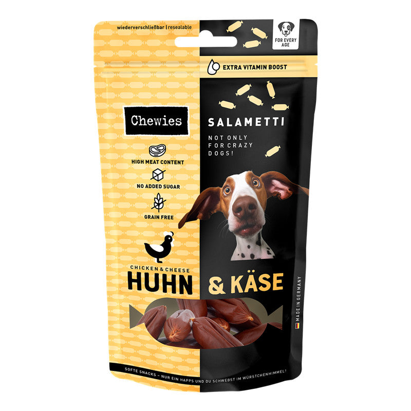 Chewies® SALAMETTI Huhn mit Käse 60 g