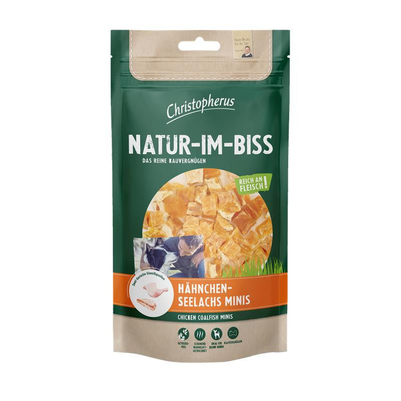 Christopherus NATUR-IM-BISS Snack Hähnchen-Seelachs Mini 70 g