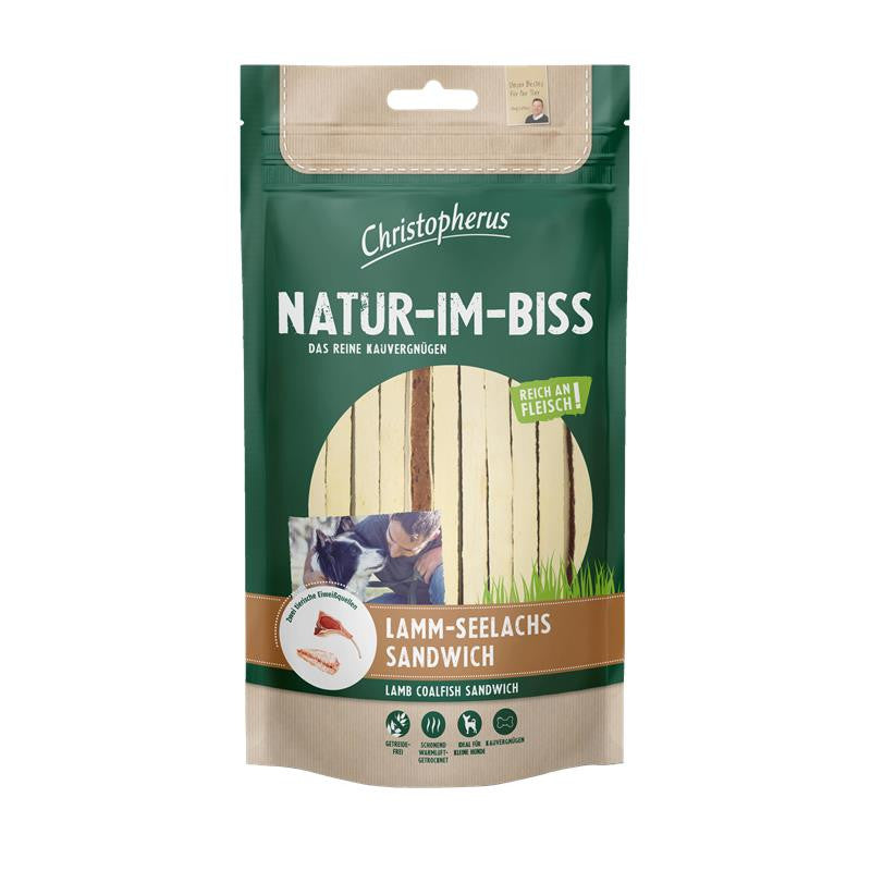 Christopherus NATUR-IM-BISS Snack Lamm Seelachs Sandwich 70 g