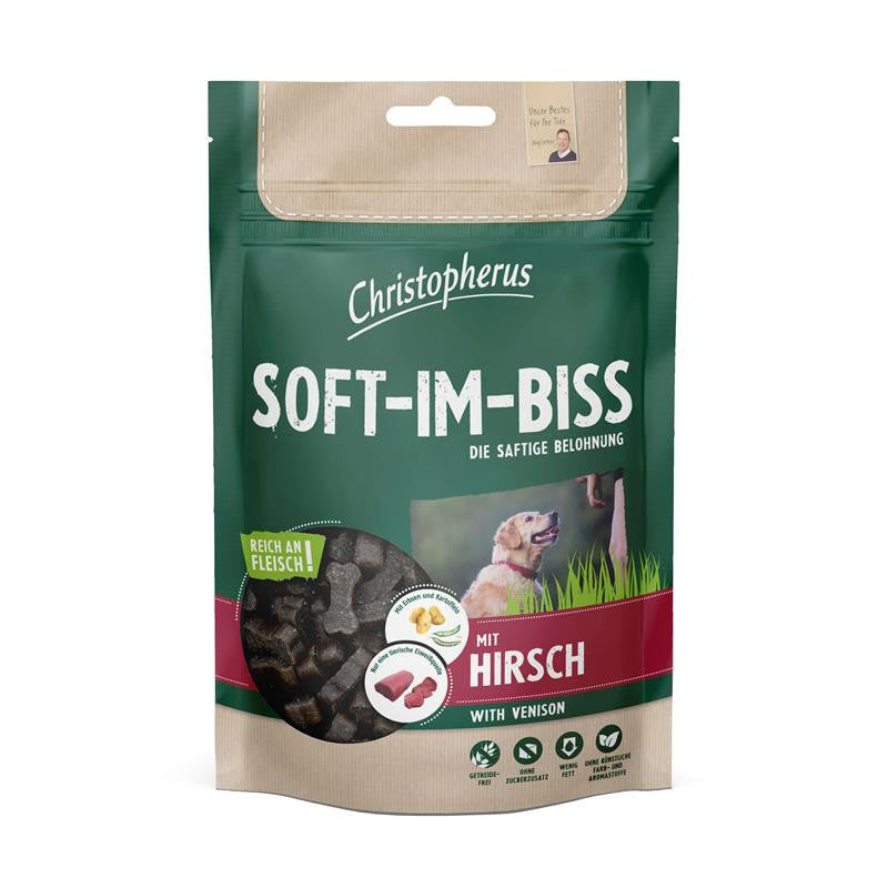 Christopherus SOFT-IM-BISS Snacks mit Hirsch  125 g