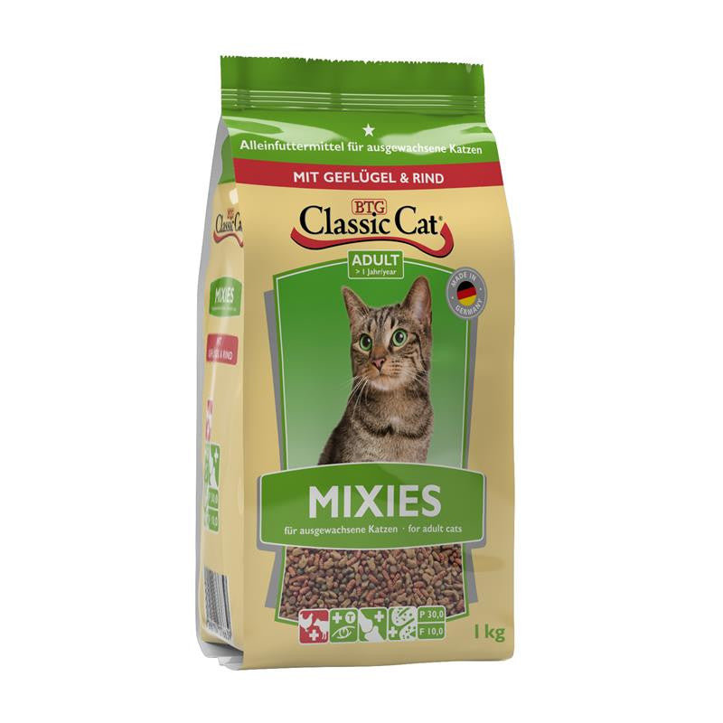 Classic Cat Trockennahrung Mixies mit Geflügel und Rind 1 kg