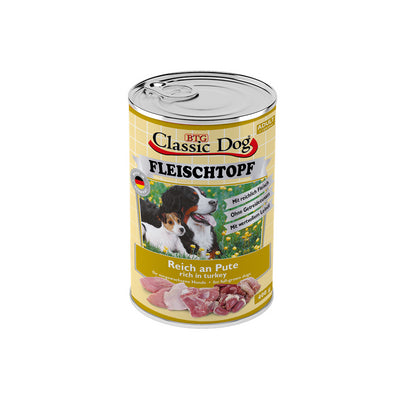 Classic Dog Dose Adult Fleischtopf Pur Reich an Pute  400 g