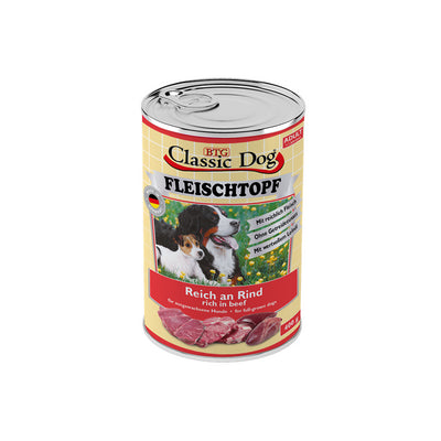 Classic Dog Dose Adult Fleischtopf Pur Reich an Rind  400 g