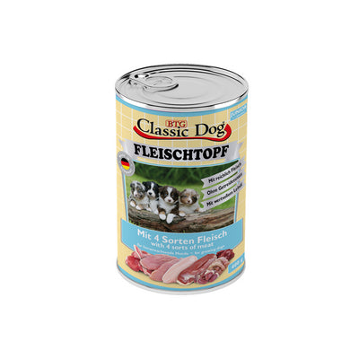 Classic Dog Dose Fleischtopf Junior mit 4 Sorten Fleisch 400 g