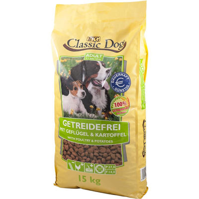 Classic Dog Hundefutter getreidefrei Geflügel & Kartoffel 15 kg