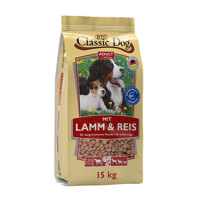 Classic Dog Lamm & Reis 15 kg