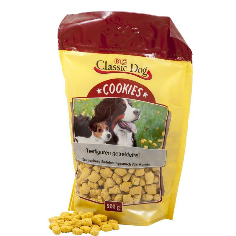 Classic Dog Snack Cookies Tierfiguren getreidefrei 500 g