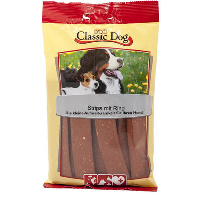 Classic Dog Snack Strips mit Rind 20 Stück