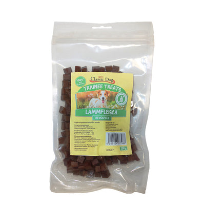 Classic Dog Snack Trainee Treats Lammfleisch in Würfeln 250 g