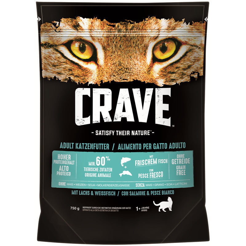 CRAVE™ Adult mit Lachs und Weissfisch 750 g