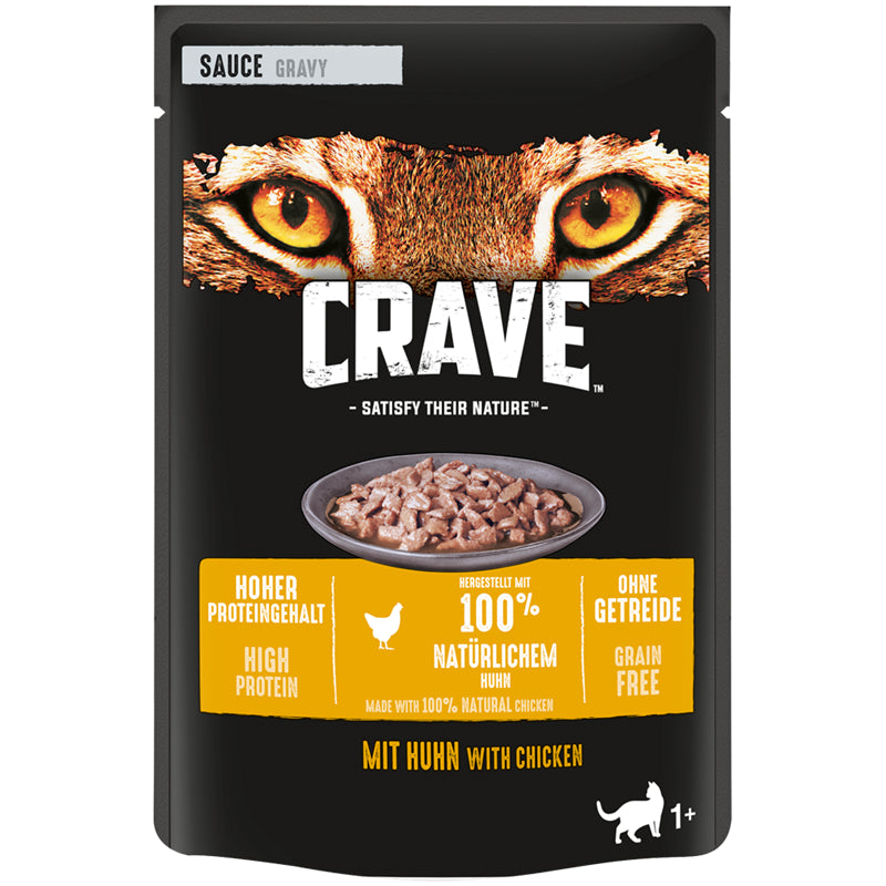 CRAVE™ Katze Portionsbeutel Pastete mit Huhn & Truthahn 85 g