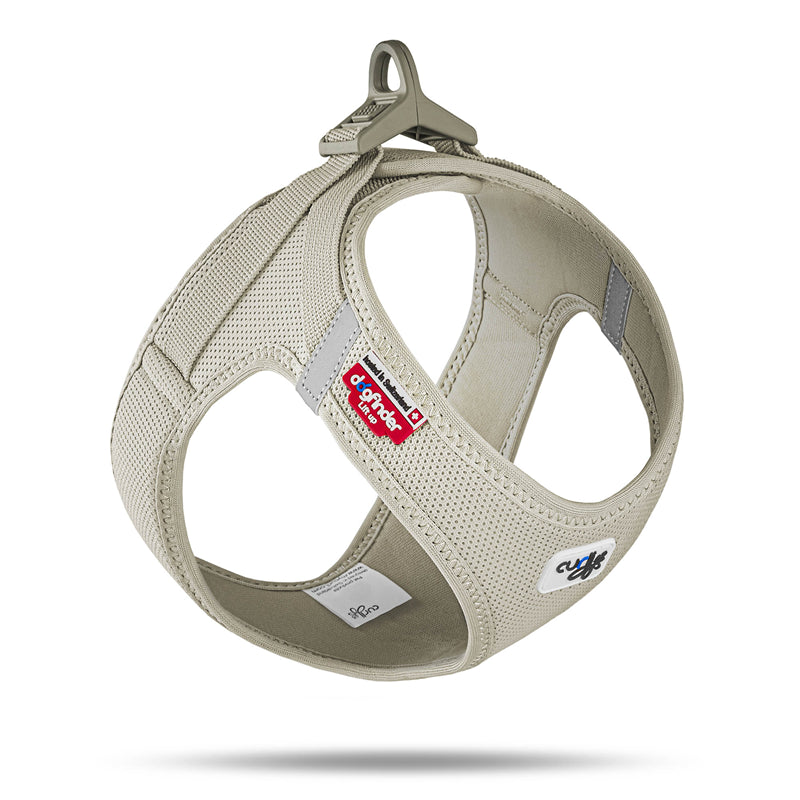 Curli Clasp Vest Geschirr Air-Mesh light-tan 2 XS