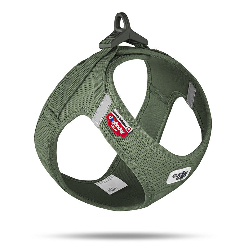 Curli Clasp Vest Geschirr Air-Mesh moss XS