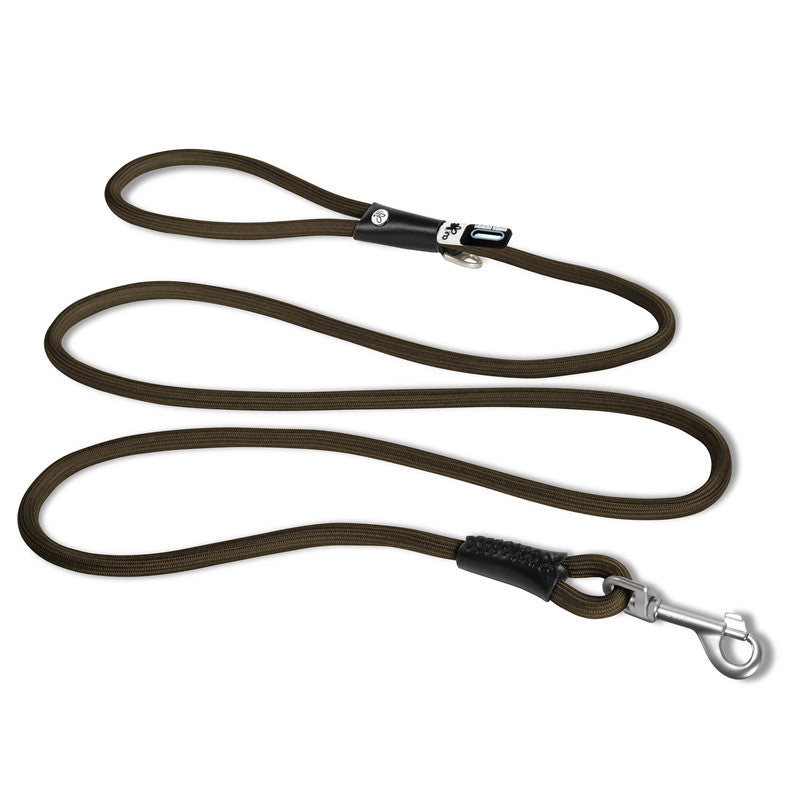 Curli Stretch Comfort Leine braun L