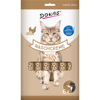 Dokas Cat Snack Nasch-Creme mit Käse 90 g