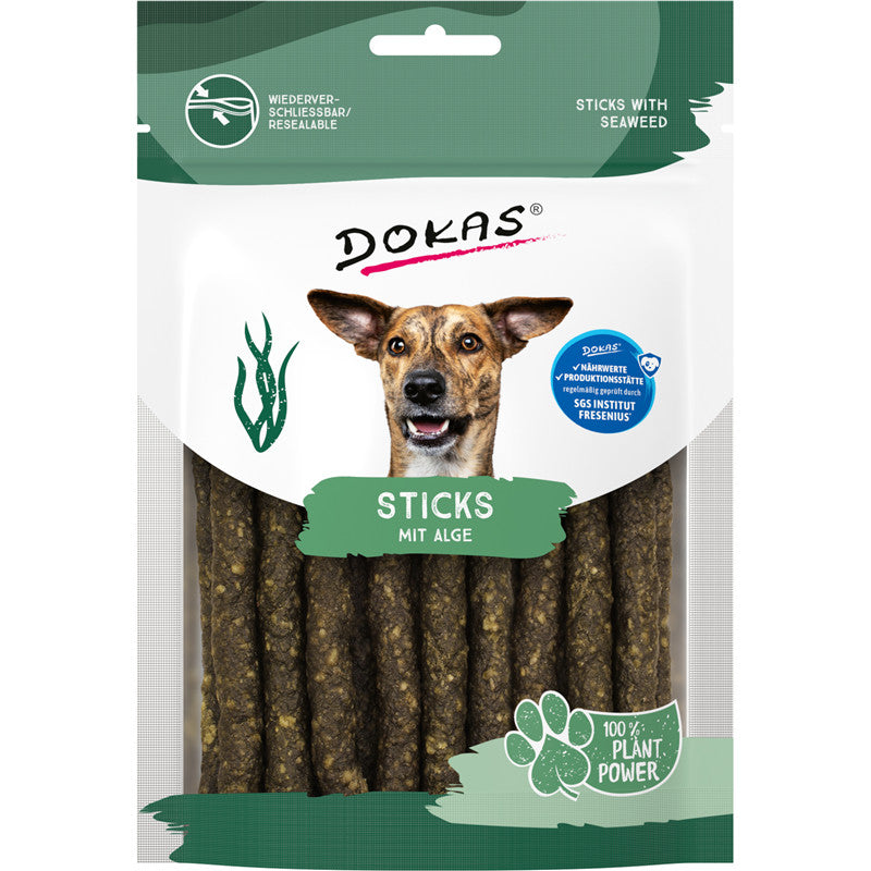 Dokas Dog Snack Sticks mit Alge 105 g