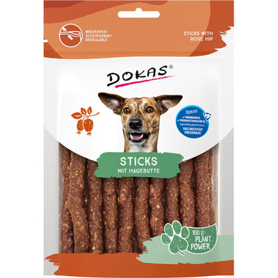 Dokas Dog Snack Sticks mit Hagebutte 105 g