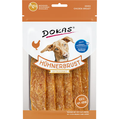 Dokas Hunde Snack Hühnerbrust getrocknet 70 g