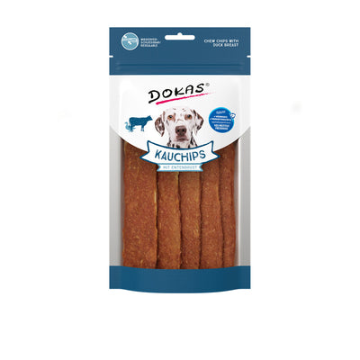 Dokas Hunde Snack Kauchips mit Entenbrust 175 g