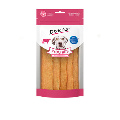 Dokas Hunde Snack Kauchips mit Hühnerbrust 175 g