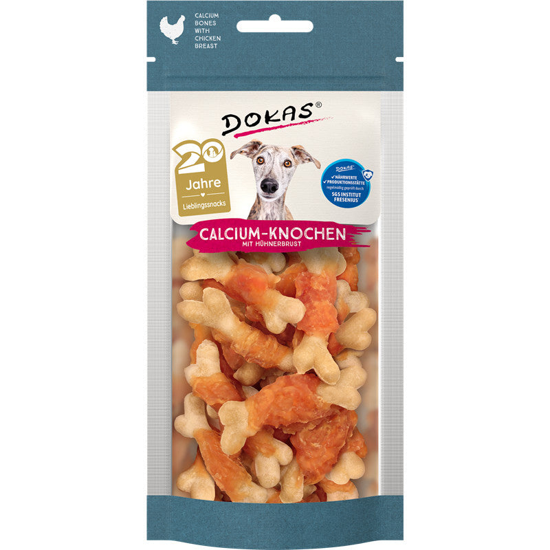 Dokas Calcium-Knochen mit Hühnerbrust 75 g