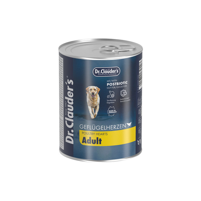 Dr. Clauder's Adult Geflügelherzen für Hunde 800 g