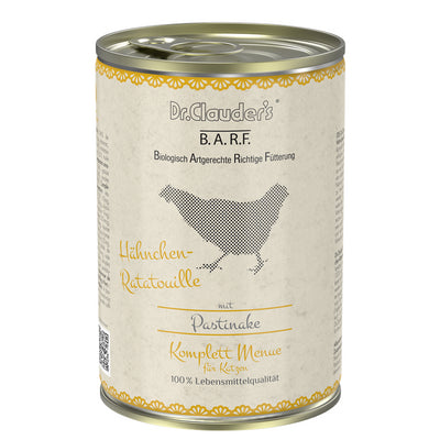 Dr.Clauder's BARF Komplett Menue Hähnchen-Ratatouille  400 g