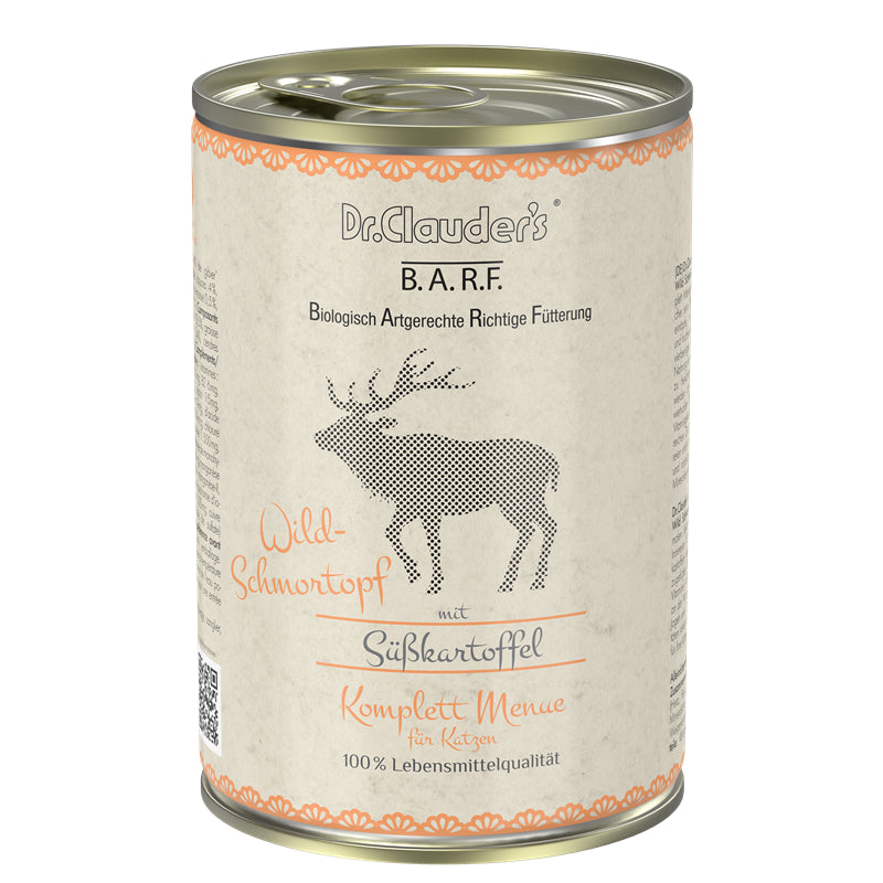 Dr.Clauder's BARF Komplett Menue Wild Schmortopf  400 g