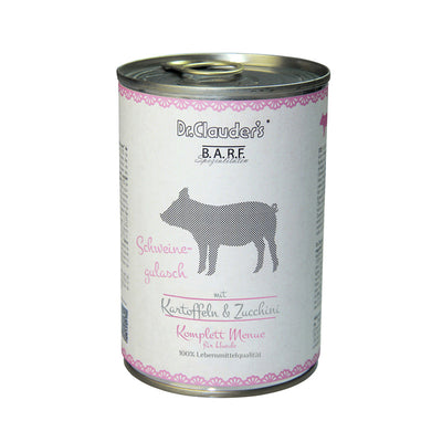 Dr.Clauder's BARF Komplettmenue Schweinegulasch 400 g