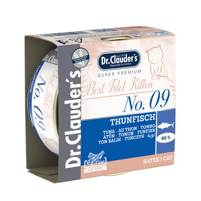 Dr.Clauder's Best Filet No9 Kitten Thunfisch  70g