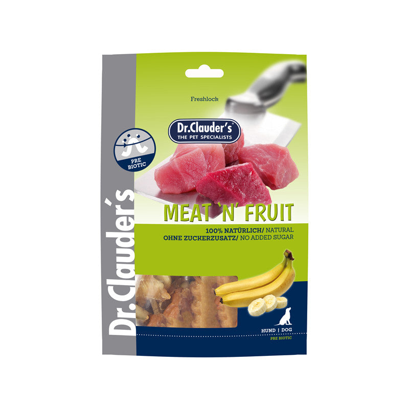 Dr.Clauder's Hundesnack Meat & Fruit Banane & Hühnchen 80 g