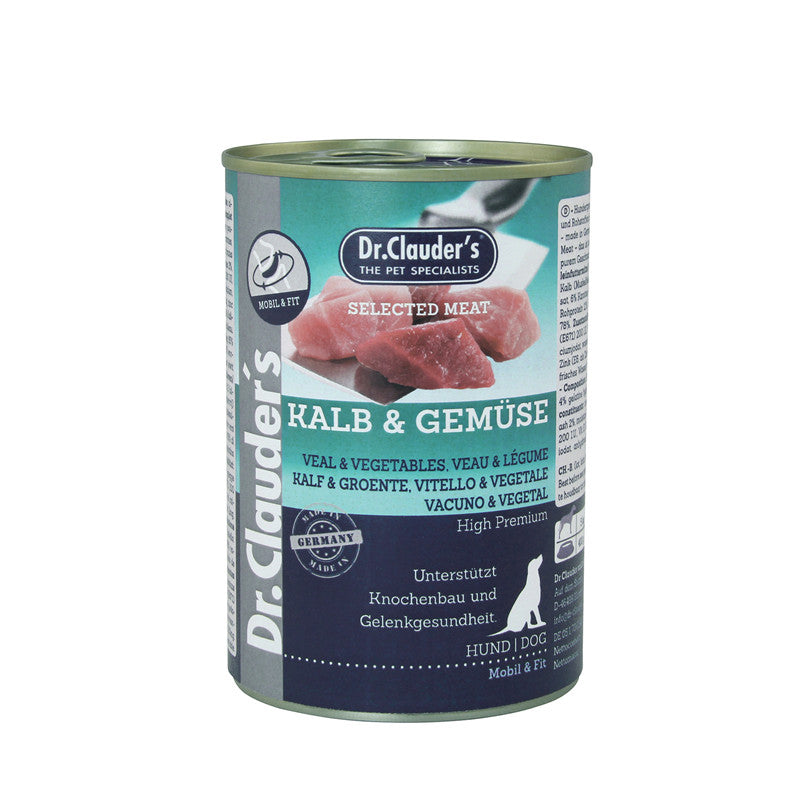 Dr.Clauder's Selected Meat Prebiotics Kalb & Gemüse 400 g