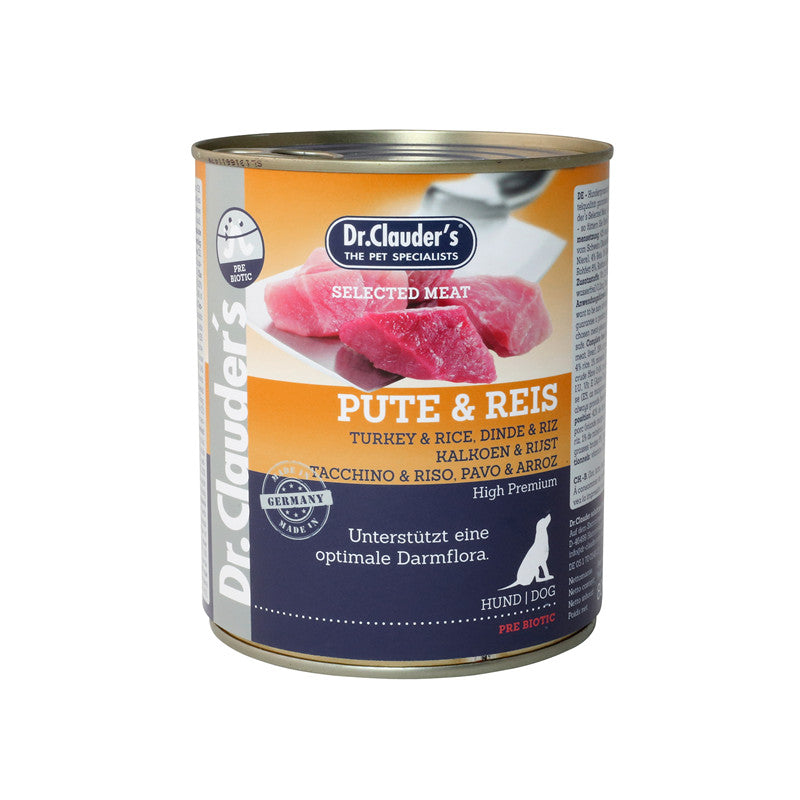 Dr.Clauder's Selected Meat Prebiotics Pute & Reis 800 g