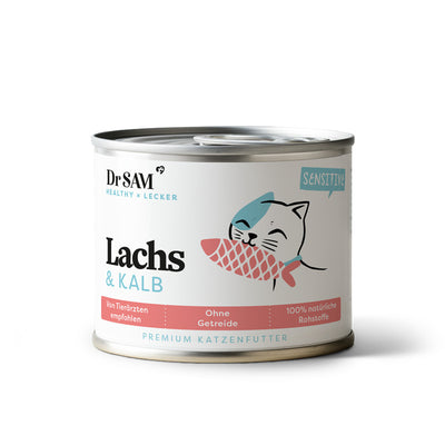 Dr. SAM Lachs & Kalb Nassfutterdose 200 g