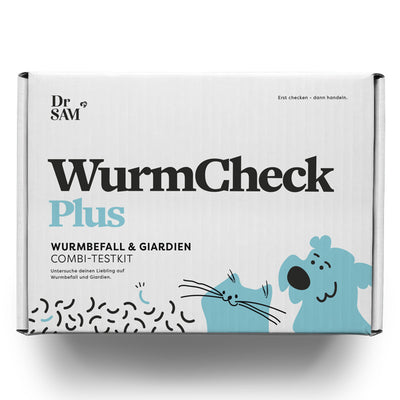 Dr. SAM pawcheck Wurmtest + Giardien für Hunde und Katzen
