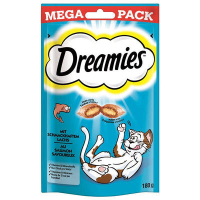 DREAMIES™ mit schmackhaftem Lachs 180 g Mega Pack