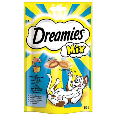 DREAMIES™ mit schmackhaftem Lachs Geschmack & köstlichem Käse 60 g