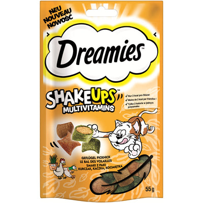 DREAMIES™ Shake ups Multivitamins Geflügel Picknick 55 g