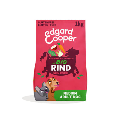 Edgard & Cooper Bio-Trockenfutter Medium Adult Rind & Huhn 700 g 1 Stück