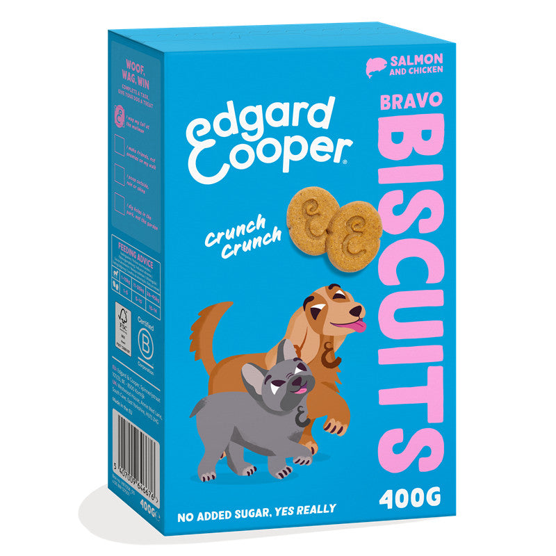 Edgard & Cooper Biscuits Lachs und Huhn 400 g