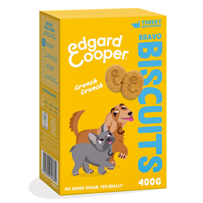 Edgard & Cooper Biscuits Truthahn und Huhn 400 g