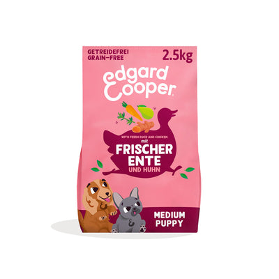 Edgard & Cooper Dog Ente & Huhn Junior  2.5 kg