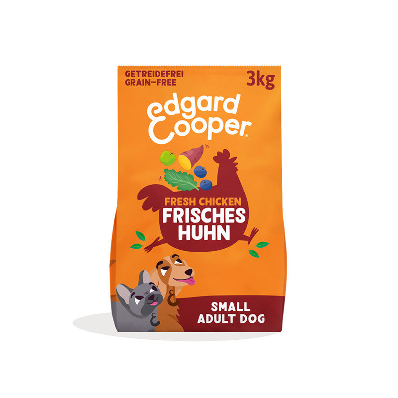 Edgard & Cooper Frisches Huhn mit Apfel, Süßkartoffel, Grünkohl und Heidelbeeren kg S 3