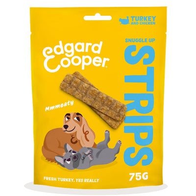 Edgard & Cooper Strips Truthahn und Huhn 75 g