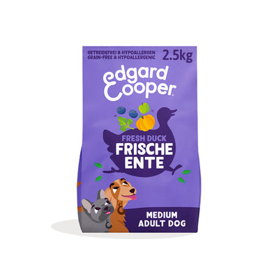 Edgard & Cooper Trockenfutter Medium Adult Frische Ente 2,5 kg 1 Stück