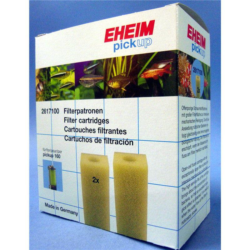 EHEIM Aquarien Filterpatrone für Filter 2010 und pickup 160 2 Stück