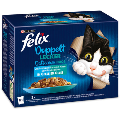 FELIX Doppelt lecker Geschmacksvielfalt aus dem Wasser 12 x 85 g