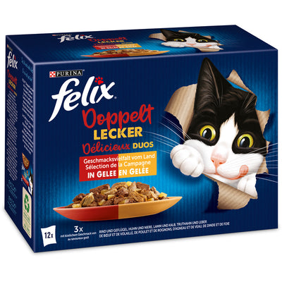 FELIX Doppelt lecker Geschmacksvielfalt vom Land 12 x 85 g